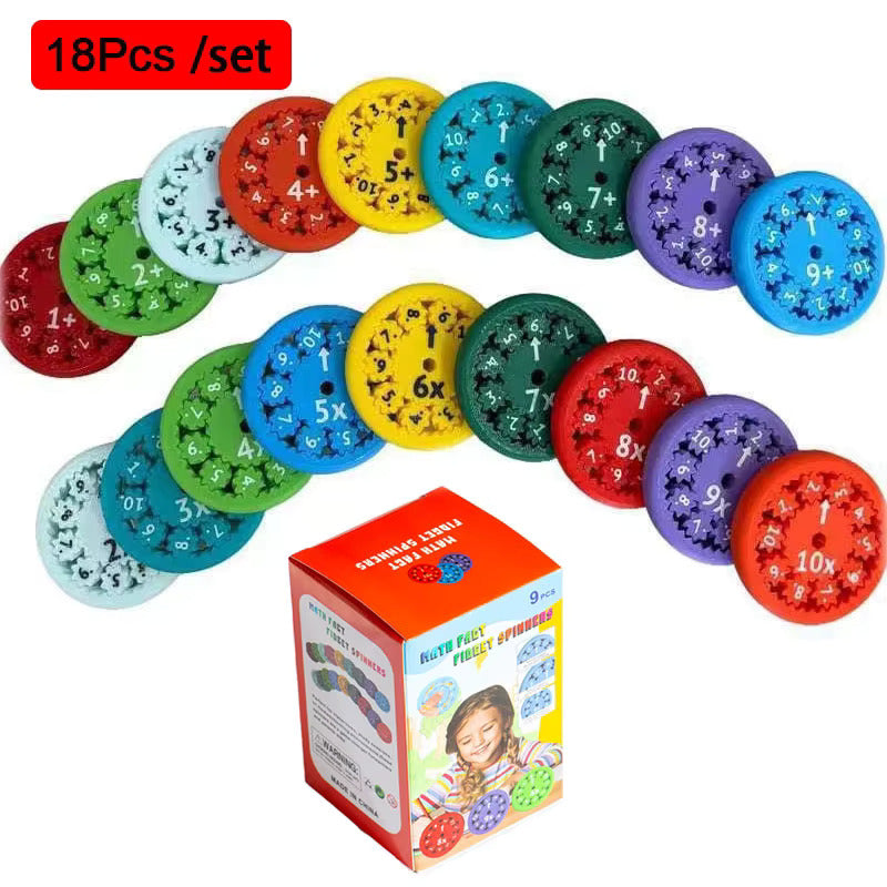 ספינרים מתמטיים - כלי עזר לחיזוק כפל, חילוק, חיבור וחיסור